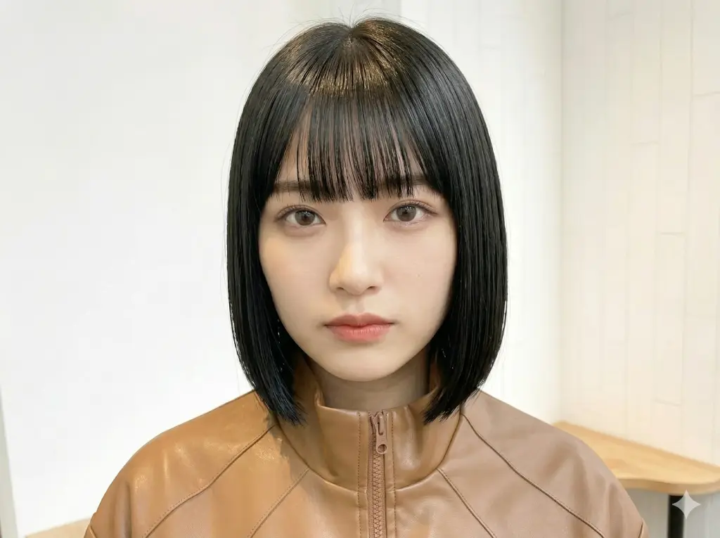 髮廊熱門女性髮型一刀切短髮
